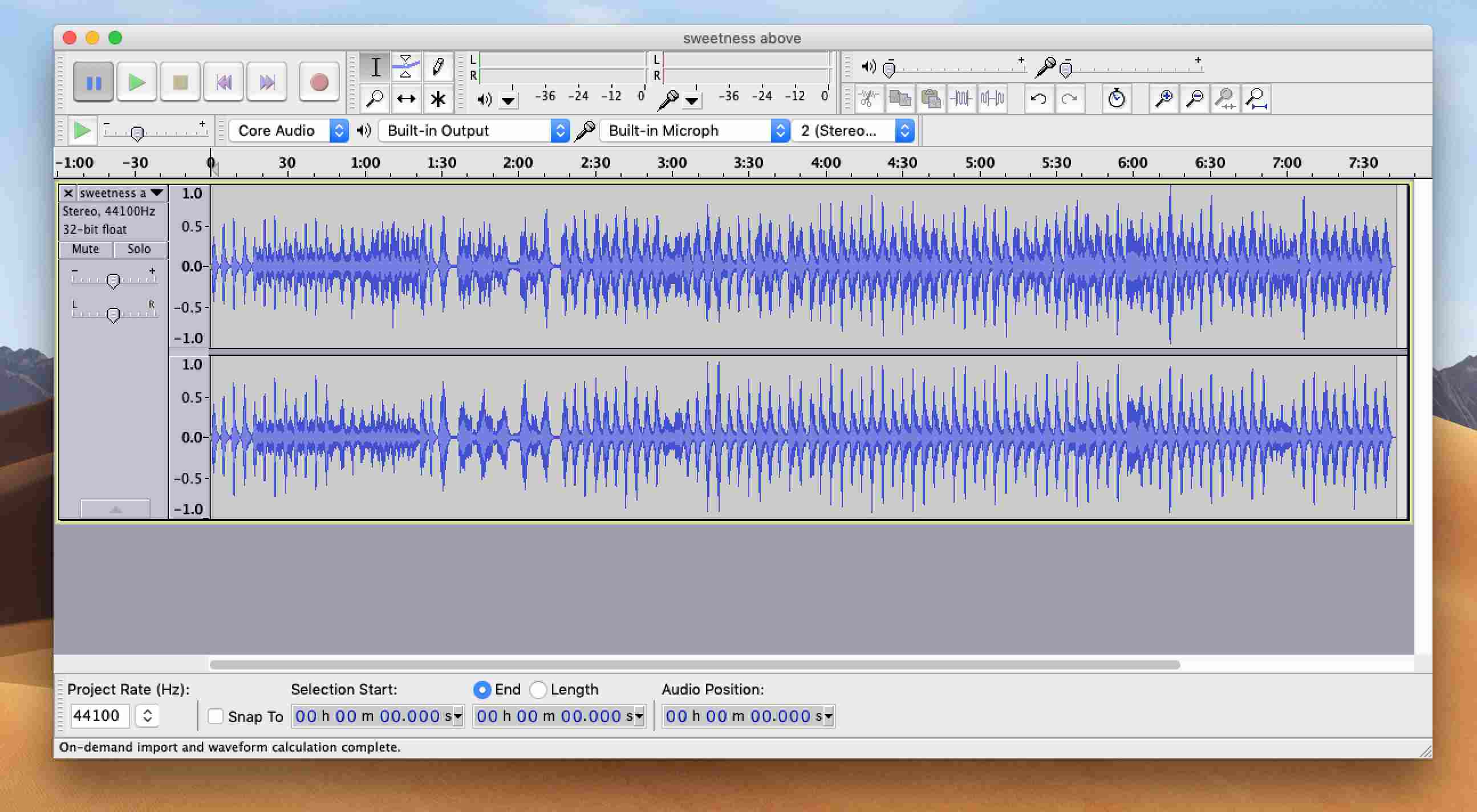 Audacity for mac free download full version